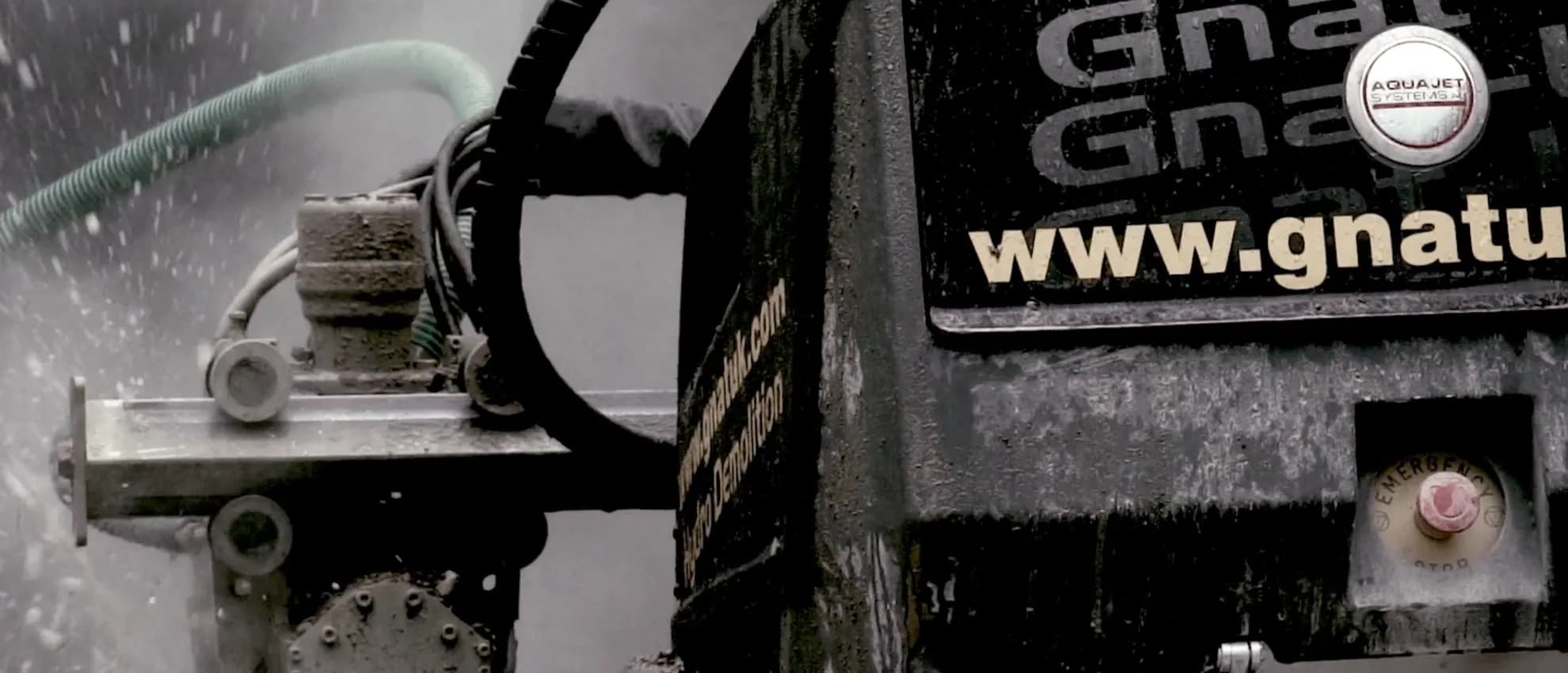 Specialist demolition team operating in a confined, structurally complex industrial environment