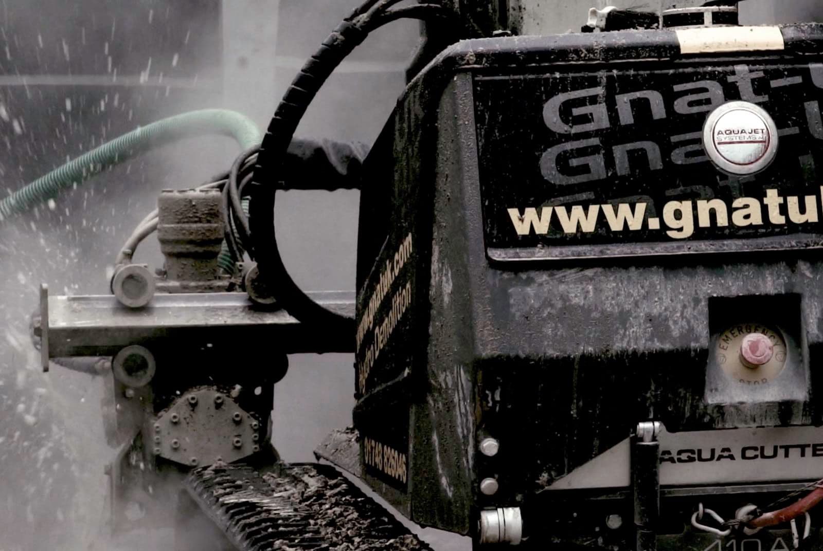 Confined-access robotic demolition in a restricted industrial environment