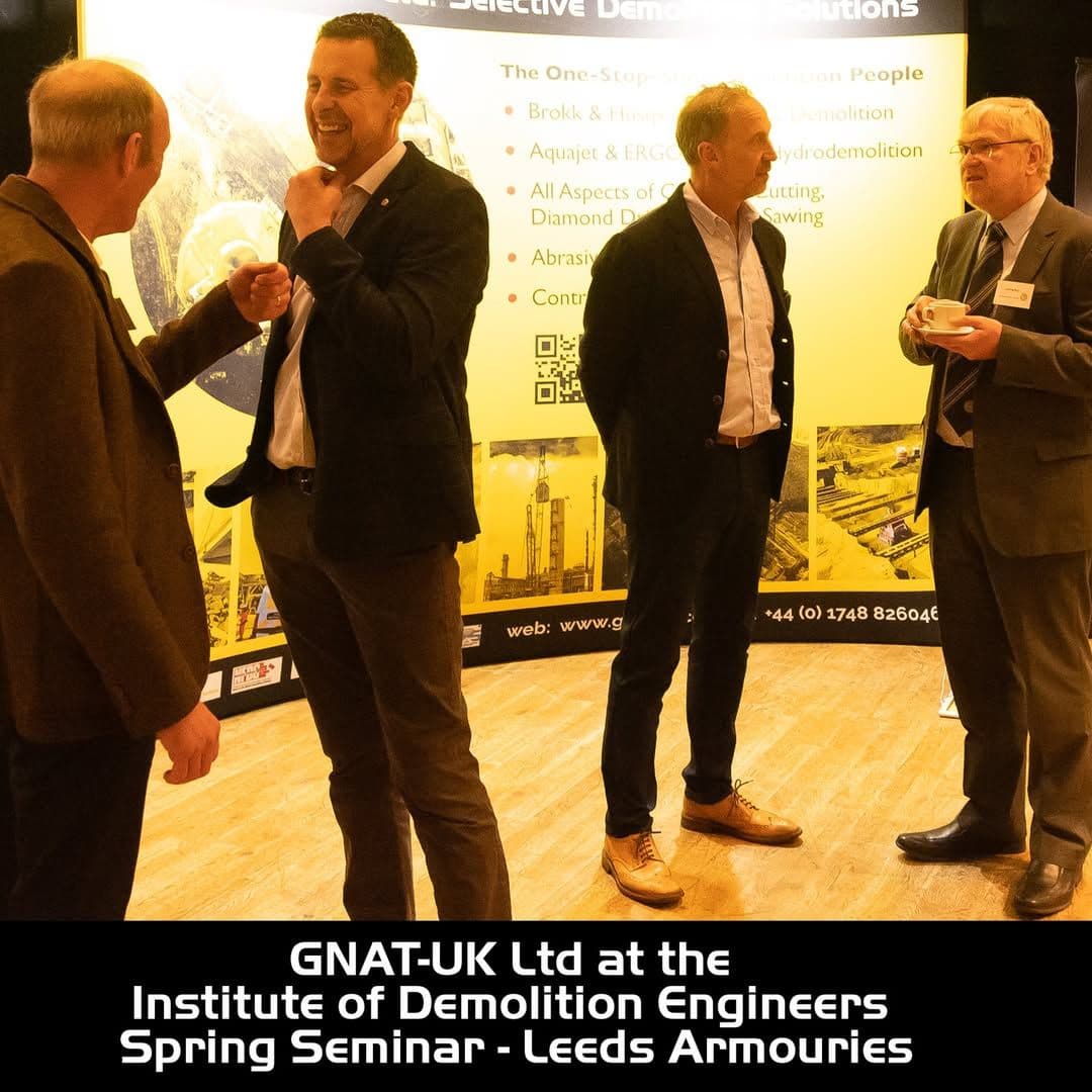 GNAT UK team at the Institute of Demolition Engineers Seminar at Leeds Armouries